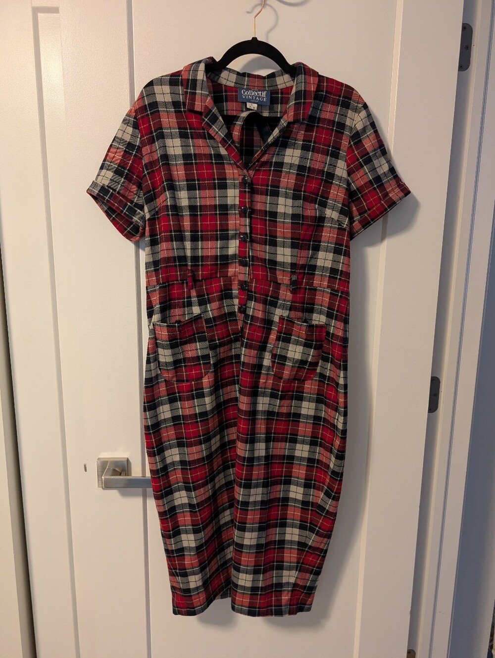 Collectif Plaid Pencil Dress